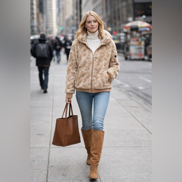 🌷Calvin Klein Performance Plush Jacket NWOT - Picture 9 of 9